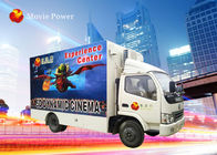 Truck Mobile 7D Simulator Cinema Movie Theater Peralatan 220V 2.25KW