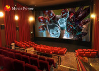 Canton Fair Simulator 4D Movie Theater Dengan 3 Dof Platform Listrik