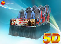 3D Glasses Dynamic Rain Fire 5D Movie Theater Dengan Body Motion Seater