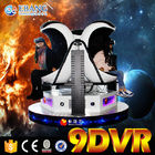 Listrik Rotating 3 Seat 9D VR Movie Theater Tempat Duduk Interaktif Simulator