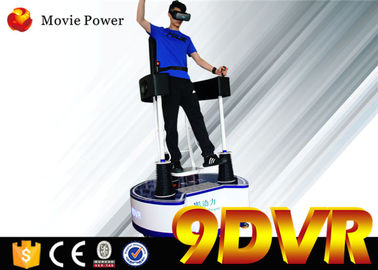 Platform 3-Dof Listrik Berdiri 9d VR Cinema Dengan 5,5 inci HD 2K Layar