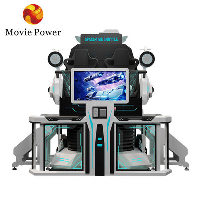 360 Vr Rotasi Roller Coaster Fly 9d Cinema Simulator Double Seats Peralatan taman bermain dalam ruangan