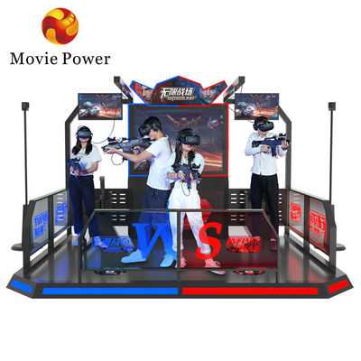 360 derajat 9d Vr Shoot Simulator Vr Menembak Game Arena Multiplayer Virtual Reality Peralatan