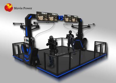 Kekuatan Film 4 MultiPlayers Virtual Reality Simulator 9D Battle Kat Infinite Space Walking