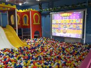 Anak-anak 3D Interaktif Wall Proyeksi Mesin Game untuk Amusement Park / Indoor Playground