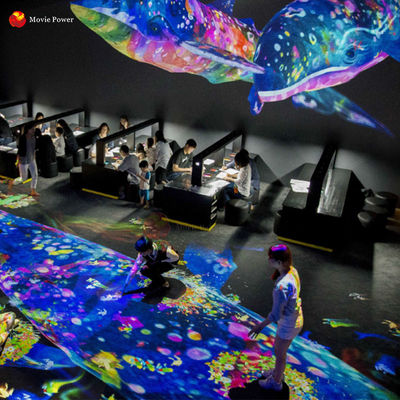 Hiburan Anak-Anak Dengan Koin Dioperasikan Game Machine 3D Fun Interactive Drawing Games