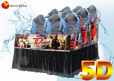 Peralatan Teater Film Dinamis 5d Simulator Mengemudi Dengan 3dd 6dof Dynamic Seater