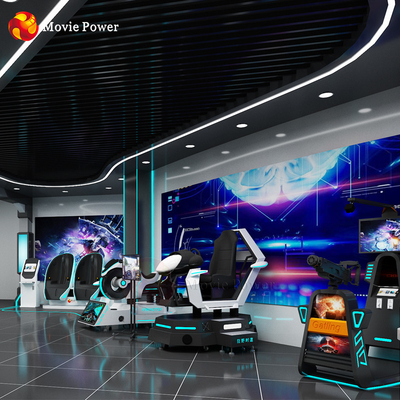 10-1000m2 9D VR Theme Park Dengan Mesin Game Arcade Zona Aula Pengalaman Realitas Virtual