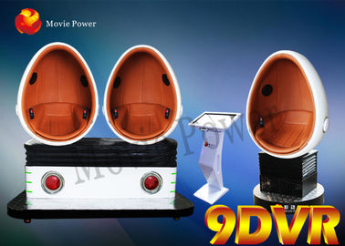 Platform Listrik 9D VR Cinema 3 Dof Triple Motion Seats 9D Simulator