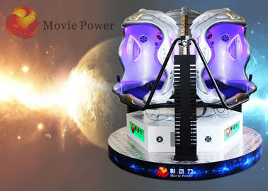 Desain Kapsul 2 Kursi Mesin Fiberglass VR 9D Simulator dalam Tampilan 360 Derajat Populer di Mesuem