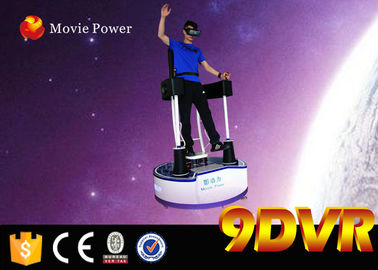 9D Virtual Reality Cinema Berdiri Roller Coaster Simulator Ride 1200 * 2100mm