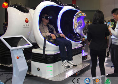 Warna Putih 9d Virtual Reality Simulator 2 Kursi Vr Gaming Chair 2 Dof Motion Platform