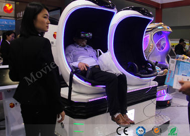 Double Seats Virtual Reality Simulator Vr Gaming Roller Coaster 2 Pemain Untuk Taman Anak