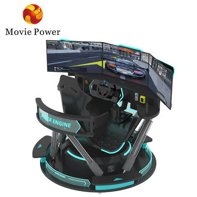 9d Vr 6 Dof Racing Car Simulator Virtual Reality Arcade Game Machine Dengan 3 Layar