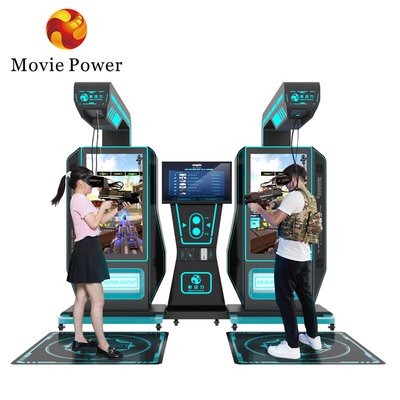 Menembak Mesin Virtual Reality Gun Arcade Mesin 2 Pemain Amusement Ride 9d Vr Simulator