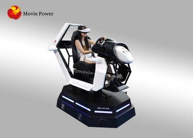Indoor Motion VR Mengemudi Gaming Machine / Thrilling Car Racing Simulator Equipment