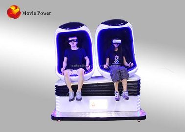 Game Dinamis 2 Kursi Bioskop 9D VR / Film Roller Coaster Realitas Virtual