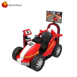 Kekuatan Film Anak-anak Hiburan 9D Simulator Virtual Reality Racing Game Machine