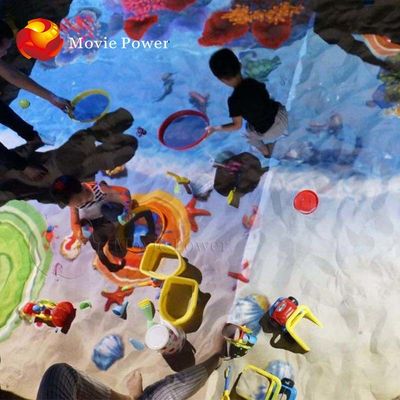 0.45kw Movie Power 3D Interactive Floor Children Games Untuk Playground Center