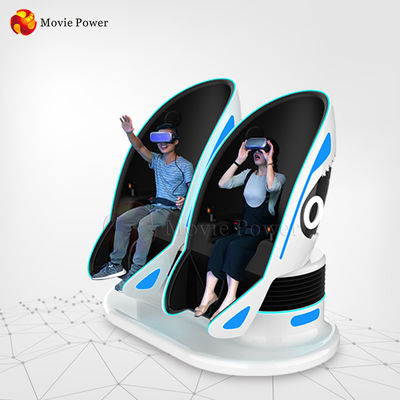Dua Kursi Opsional Virtual Reality Gaming VR 9d Cinema Equipment