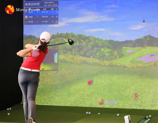 Proyeksi Simulator Golf Dalam Ruangan Virtual Profesional ROHS
