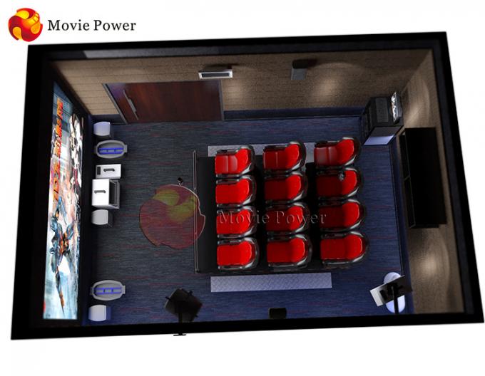 Hasilkan Uang Mesin Video Game Interaktif Kursi Bioskop Simulator 7d 0