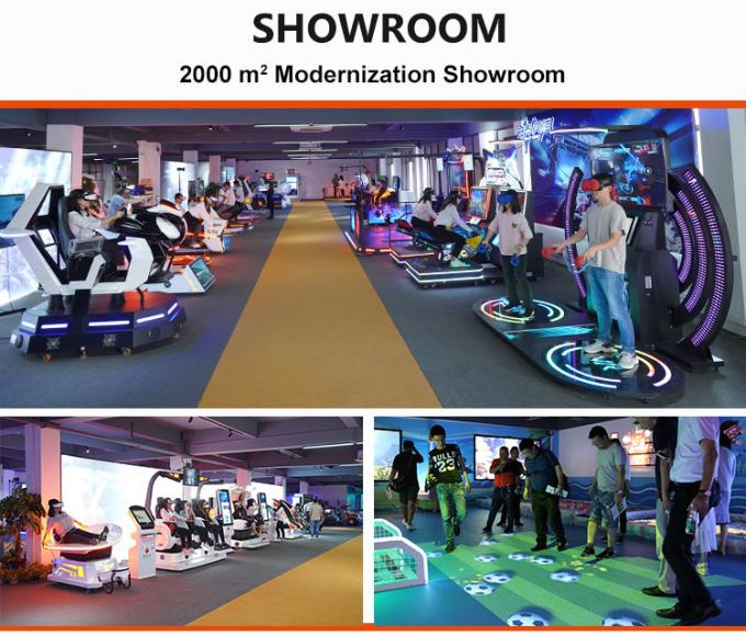 Produk Taman Hiburan 9d Motor Mobil VR Racing Simulator Game Machine 2