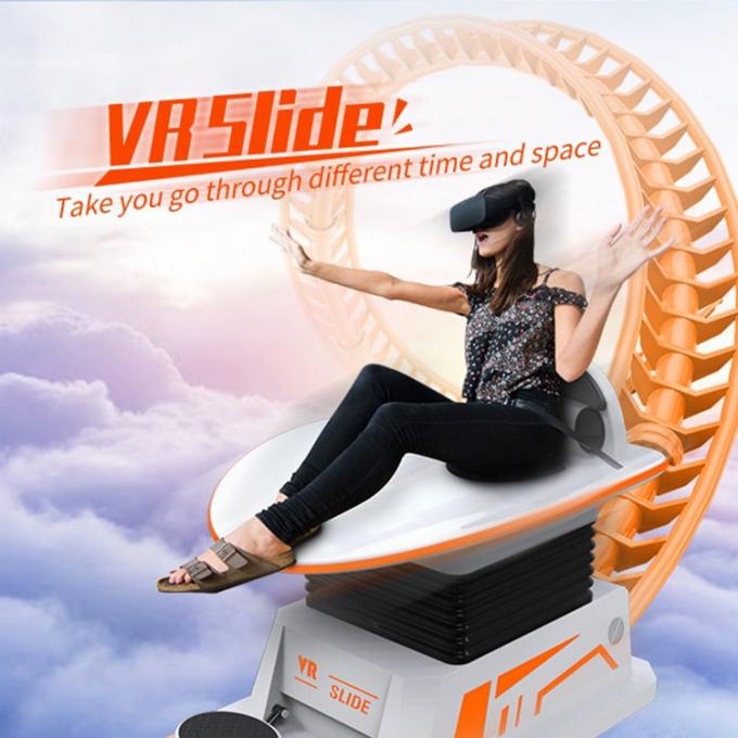 Simulator Gerak Hiburan Mesin VR Peralatan Game Roller Coaster Realitas Virtual 9d 0