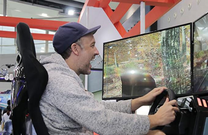 Pengalaman Mengemudi Mobil 6 Dof Racing Car Electronic Driving Simulator Untuk Taman Hiburan 1