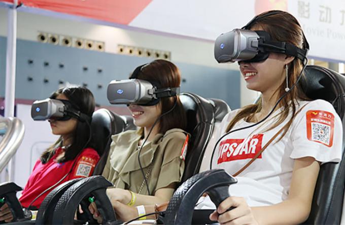 Peralatan Ide Bisnis Kecil 6 Kursi Keluarga 9d Virtual Reality Cinema Machine Simulator 2
