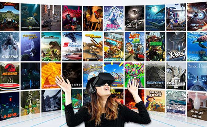 Dua Kursi Opsional Virtual Reality Gaming VR 9d Cinema Equipment 1