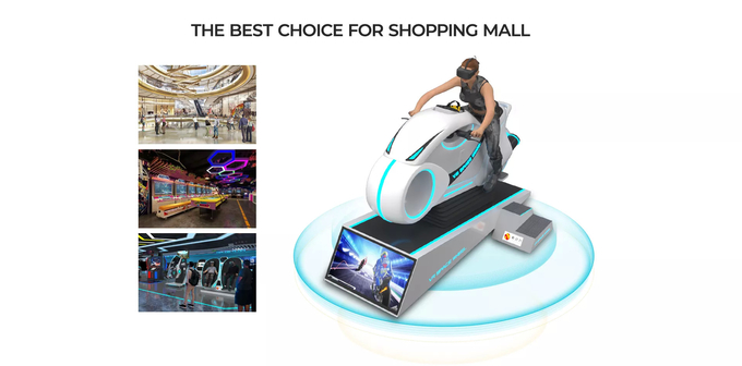 Cool Indoor Amusement Park 9D VR Racing Simulator Roda Ruang Virtual Reality 4