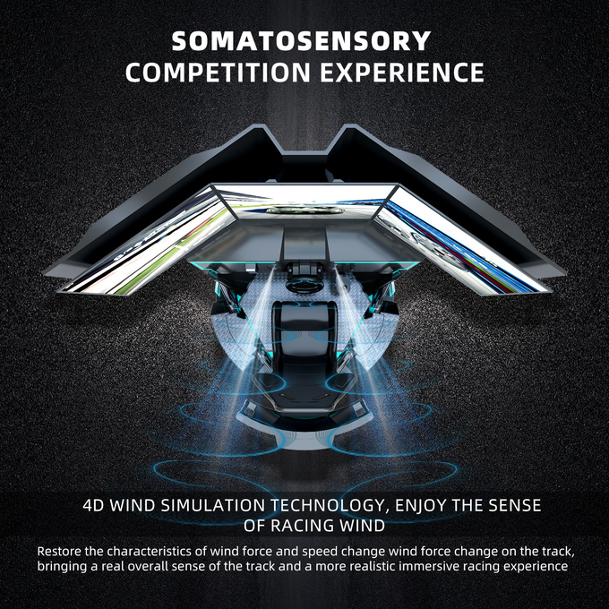 Harga Grosir VR Racing Simulator Komersial 9D VR Super Speed ​​Car Game Equipment 6