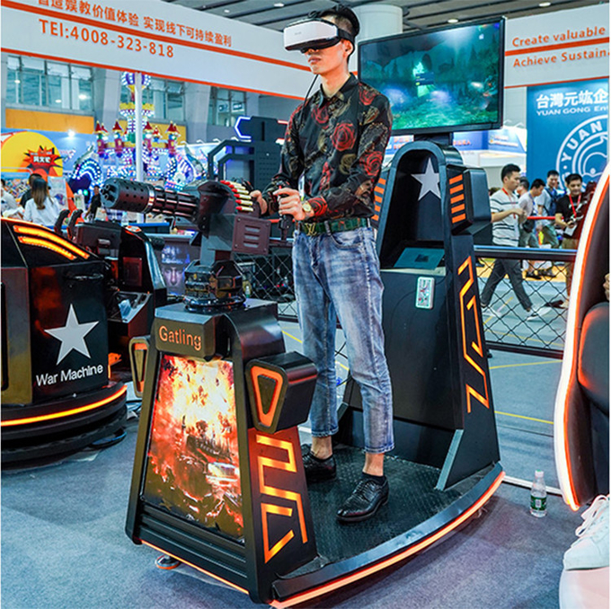 Virtual Reality Gatling Gun Game 9d Vr Menembak Simulator Zombie Mesin Arcade 2