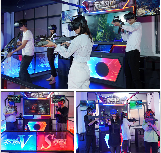 Peralatan Realitas Virtual Mesin Game Menembak Vr 9d Vr Shoot Simulator Vr Shooting Arena Multiplayer 1