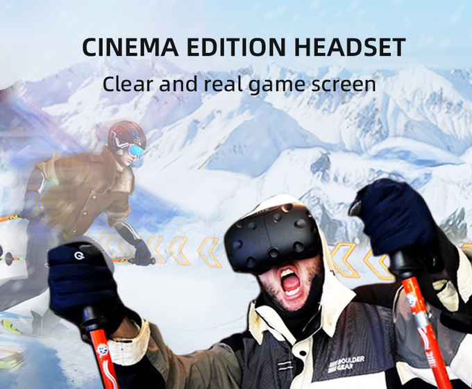 Indoor Ski Simulator Snowboard Simulator 9d Virtual Reality Vr Simulator Mesin Peralatan Taman Hiburan 6