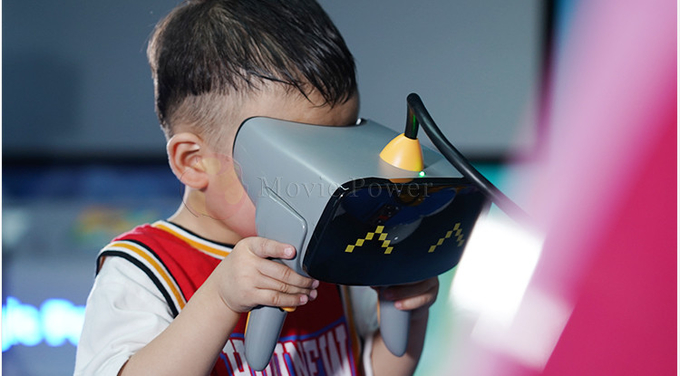 Anak-anak Virtual Reality Arcade Game Machine 9D VR Taman Tema Indoor Olahraga Game 3
