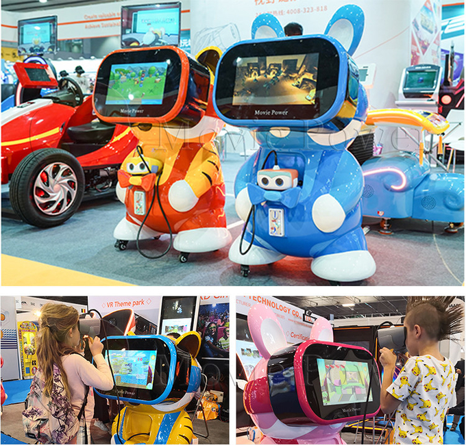 Anak-anak Virtual Reality Arcade Game Machine 9D VR Taman Tema Indoor Olahraga Game 1