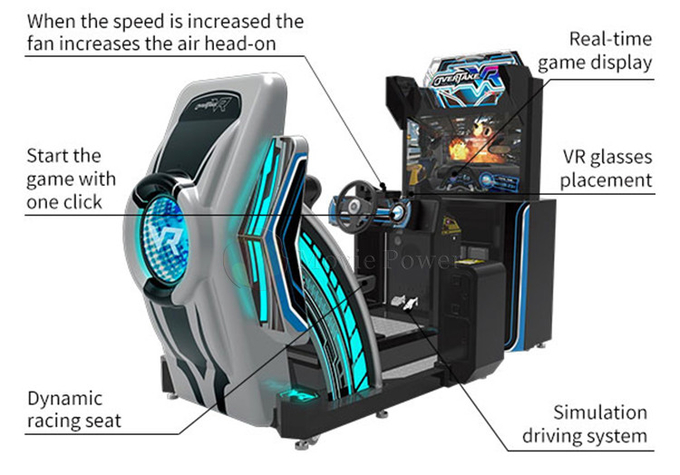 Vr Racing Untuk Indoor Playground Racing Driving Simulator Virtual Reality Game 9D Vr Gaming Equipment 7