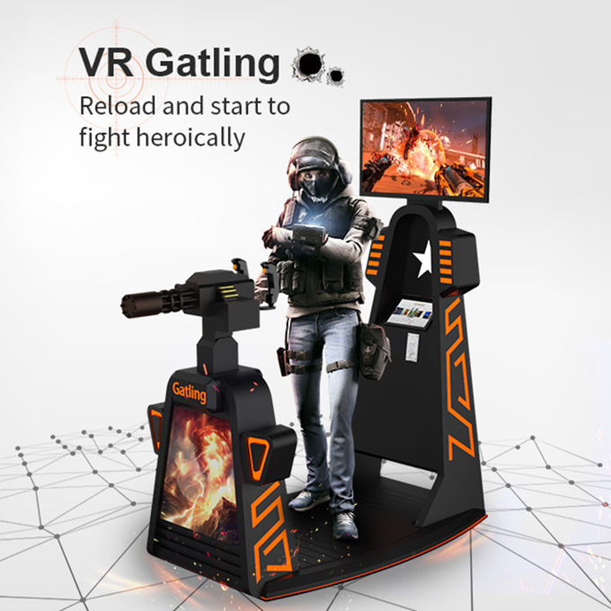 Virtual Reality Gatling Gun Game 9d Vr Menembak Simulator Zombie Mesin Arcade 0