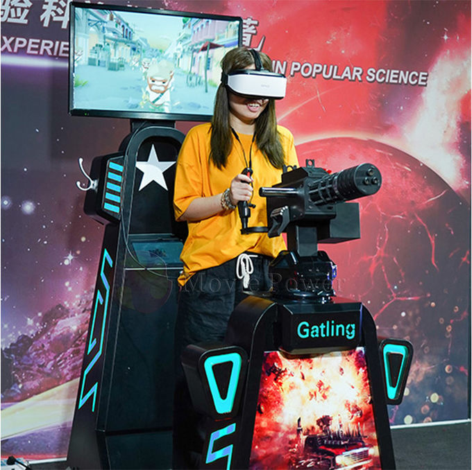 Virtual Reality Gatling Gun Game 9d Vr Menembak Simulator Zombie Mesin Arcade 3