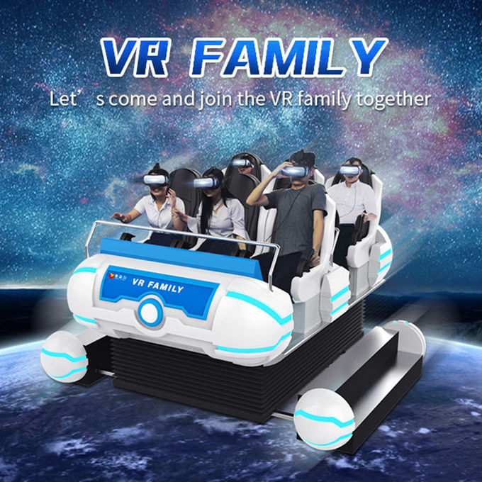 Peralatan Ide Bisnis Kecil 6 Kursi Keluarga 9d Virtual Reality Cinema Machine Simulator 0