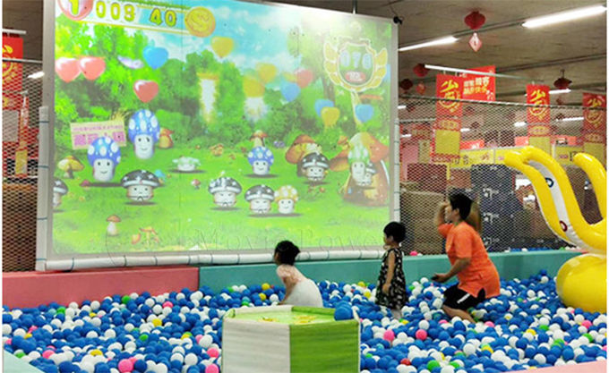 Proyeksi Dinding Interaktif Anak-anak AR Holographic Augmented Advertise Game AR Magic Ball Projector 0