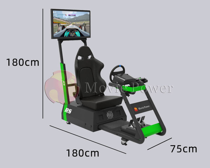 Virtual Reality Car Racing Simulator Game Machine Jejak Kecil Untuk Penggunaan Komersial Rumah 1