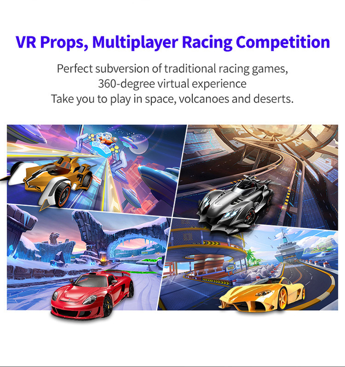 Virtual Reality 9D F1 Racing Game Simulator 1 Kursi Dioperasikan dengan Koin 1